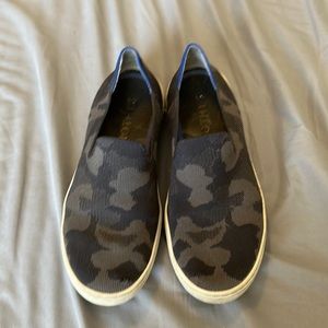 Rothy’s cheetah print slip on shoe